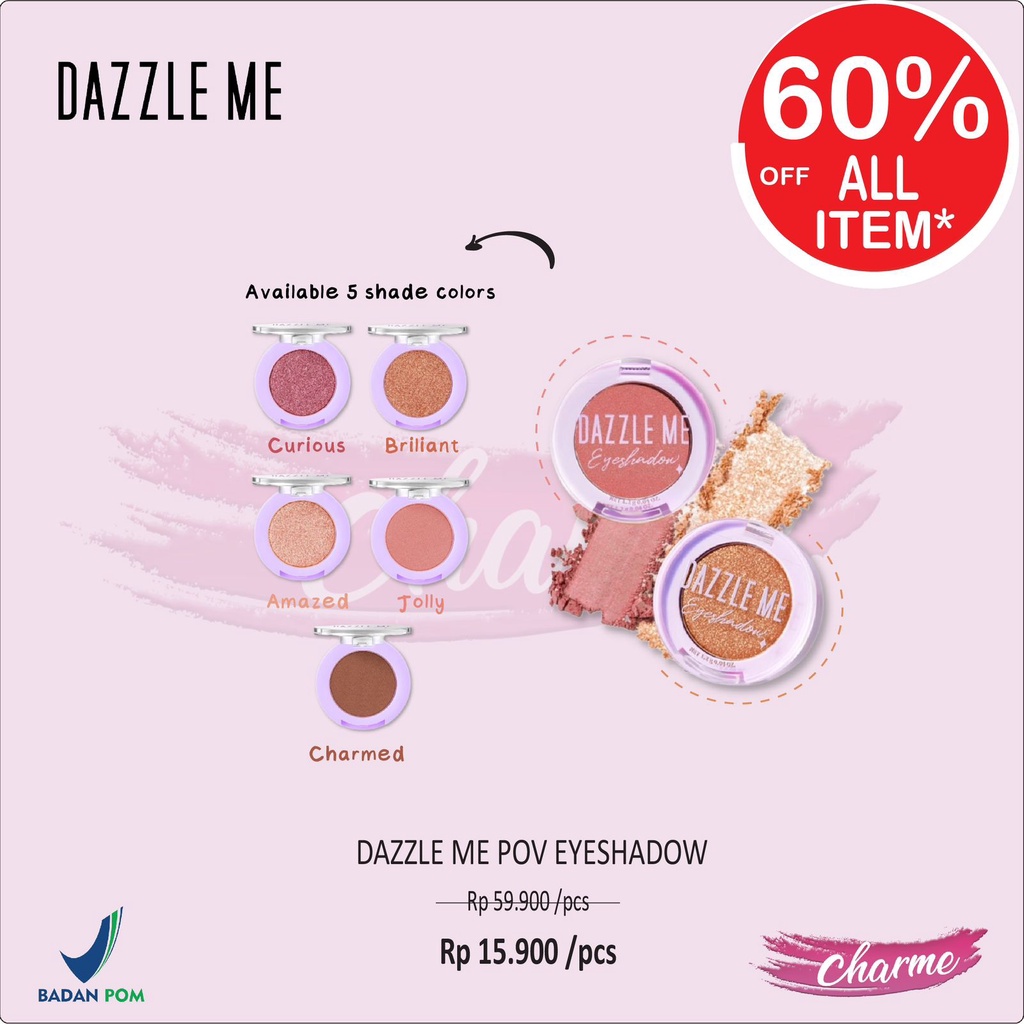 (READY &amp; ORI) DAZZLE ME POV LONGLASTING EYESHADOW BPOM