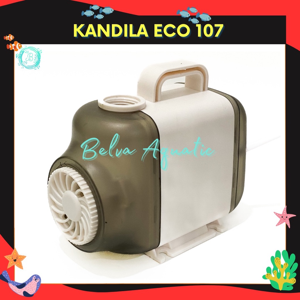 Kandila ECO 107 Pompa Air Aquarium Kolam Hidroponik Mesin Air Pompa Aquarium Ekonomis