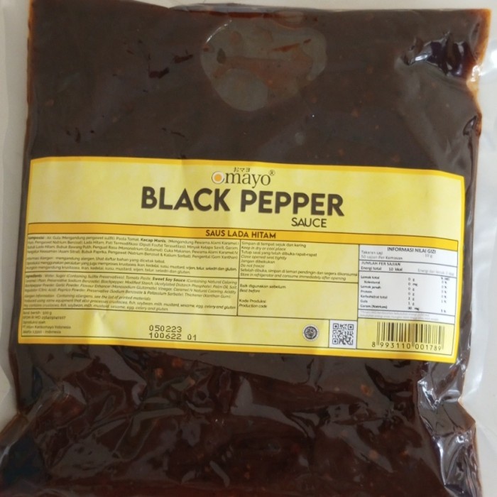 

[Ready-Stock] Sauce Mayo Black Pepper 500 gr