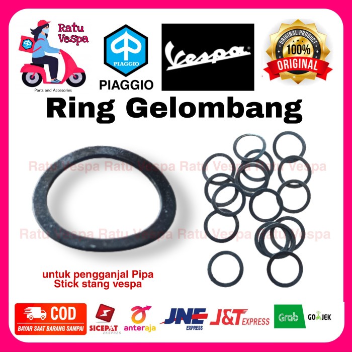 Ring Gelombang pipa stik stang vespa VBB Super Sprint PX EXCEL