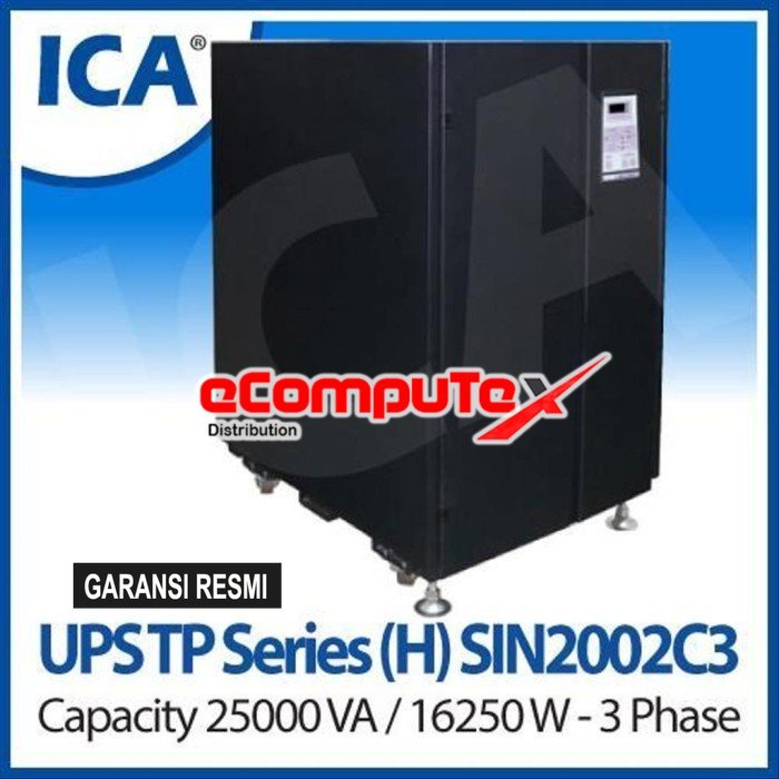 UPS ICA SIN-2002C3 SIN2002C3 25000VA / 16250 WATT ONLINE SINEWAVE UPS GARANSI RESMI