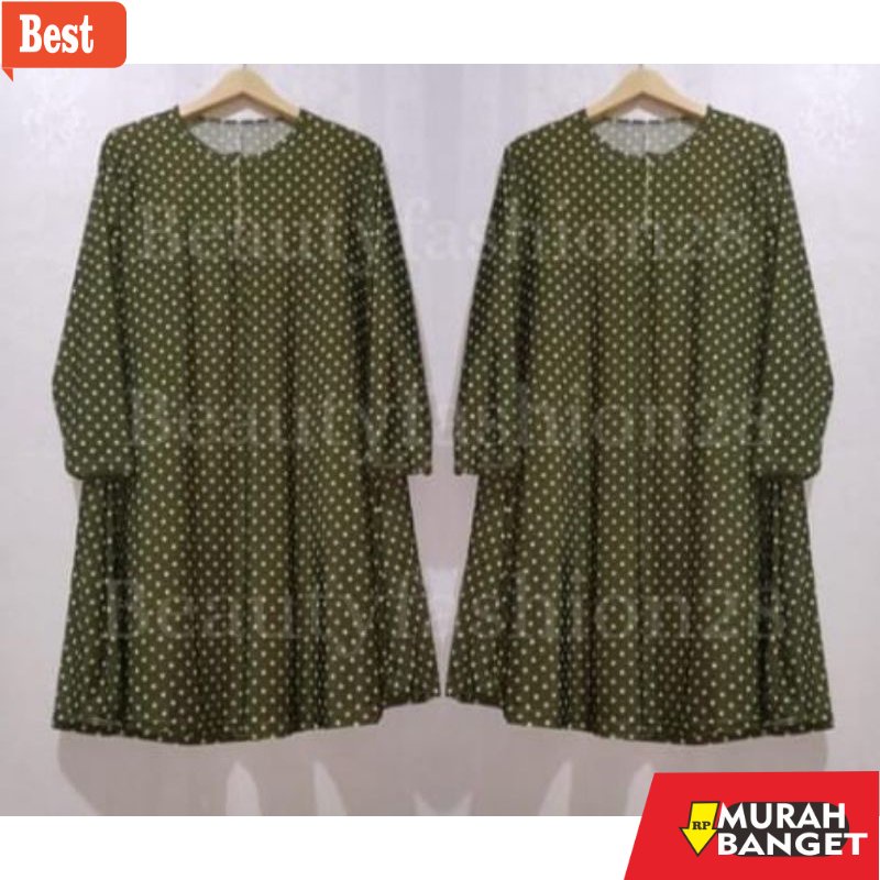 Tunik jumbo terbaru untuk wanita- TUNIK SAKURA SUPER JUMBO MAT JERSEY KOREA