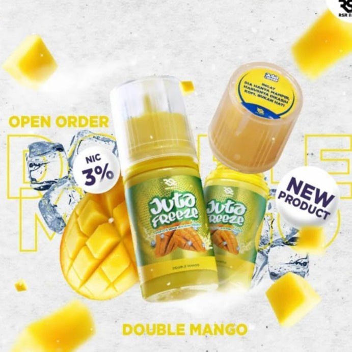 JUTA FREEZE DOUBLE MANGO LIQUID SALTNIC 30ML