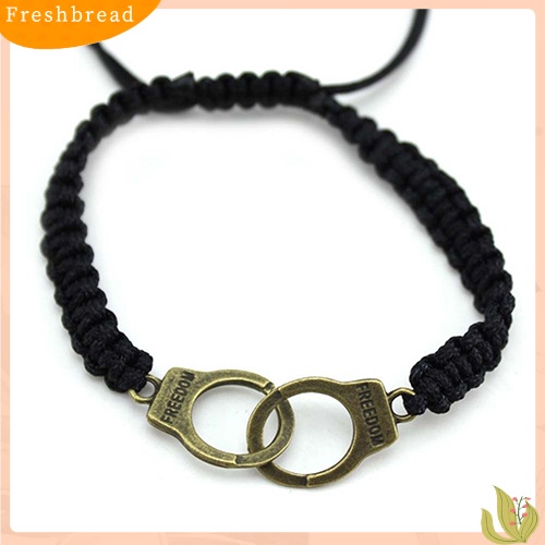 &lt; Freshbread &gt; Fashion Pria Wanita Punk Kasual Perhiasan Gelang Braided Borgol Bracelet