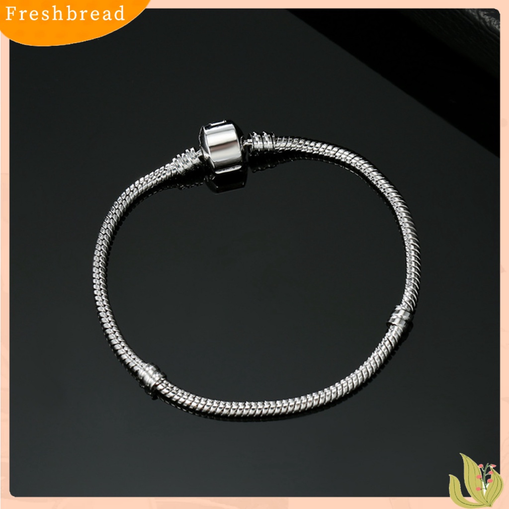 &lt; Freshbread &gt; Bangle Simple Beaded Snake Chain Women Gelang Pesona Manik-Manik Untuk Kehidupan Sehari-Hari