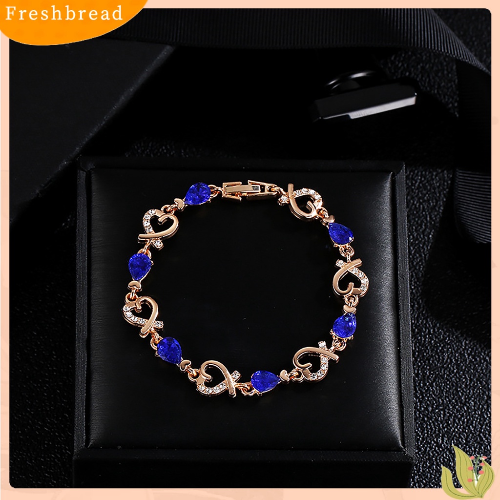 &lt; Freshbread &gt; Wanita Modis Berongga Bentuk Hati Liontin Bangle Gelang Pesta Pergelangan Tangan Perhiasan