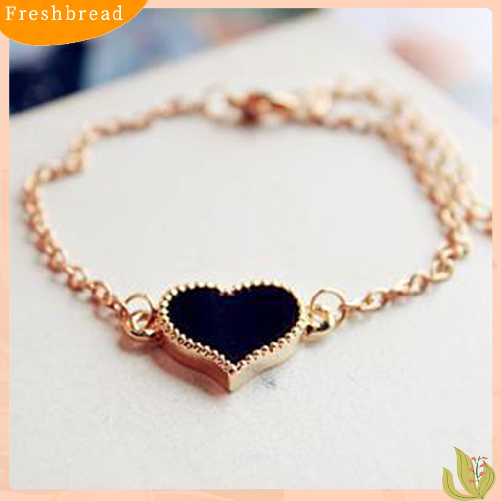 &lt; Freshbread &gt; Wanita Gelang Hati Dress Up Perhiasan Semua Pertandingan Manis Gelang Gadis Hadiah