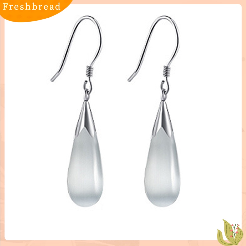 &lt; Freshbread &gt; Fashion Opal Tetesan Air Anting Kait Bunga Daun Anting Perhiasan Untuk Wanita Hadiah