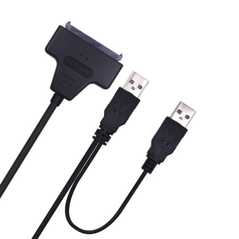Kabel Sambungan Driver Keras Komputer 22P USB 2.0 Ke SATA Cable Serial ATA Adapter Untuk HDD/SSD Kompatibel Dengan Win98/ME /2000/XP/VISTA/Win7/Untuk MAC Os9.X/10.X/linux