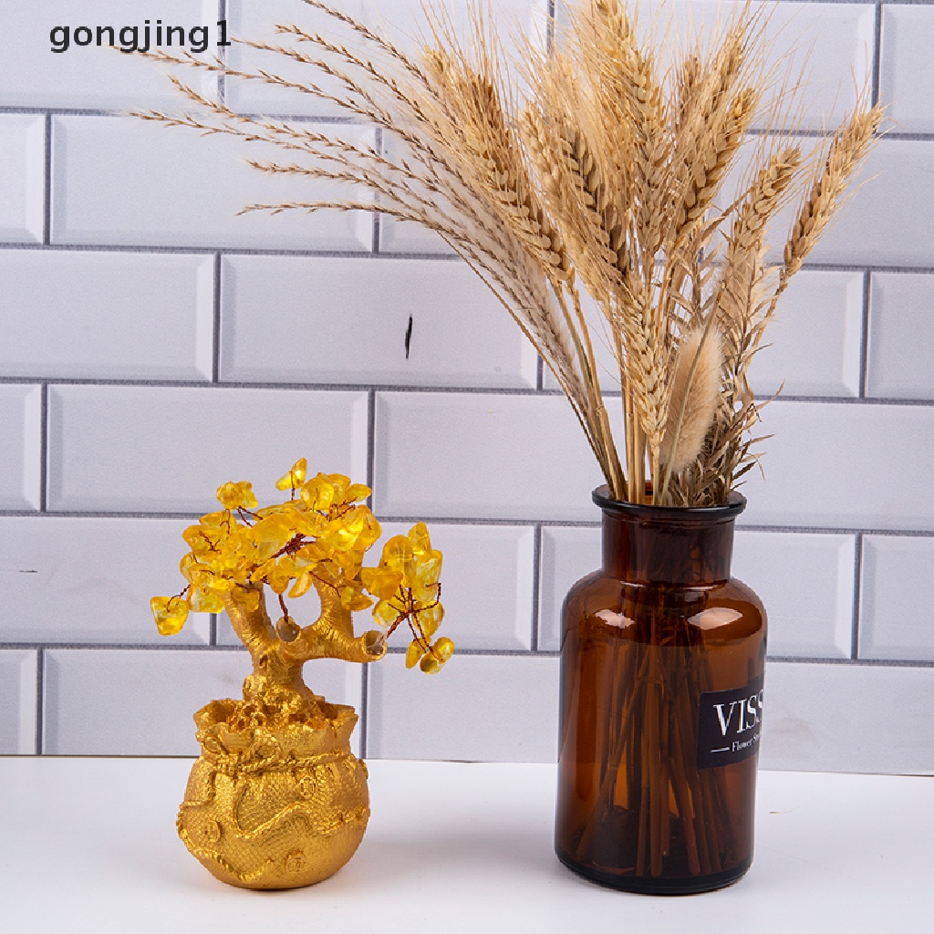 Ggg Pohon Uang Kristal Alami Pohon Keberuntungan Feng Shui Money Tree Home Decor ID