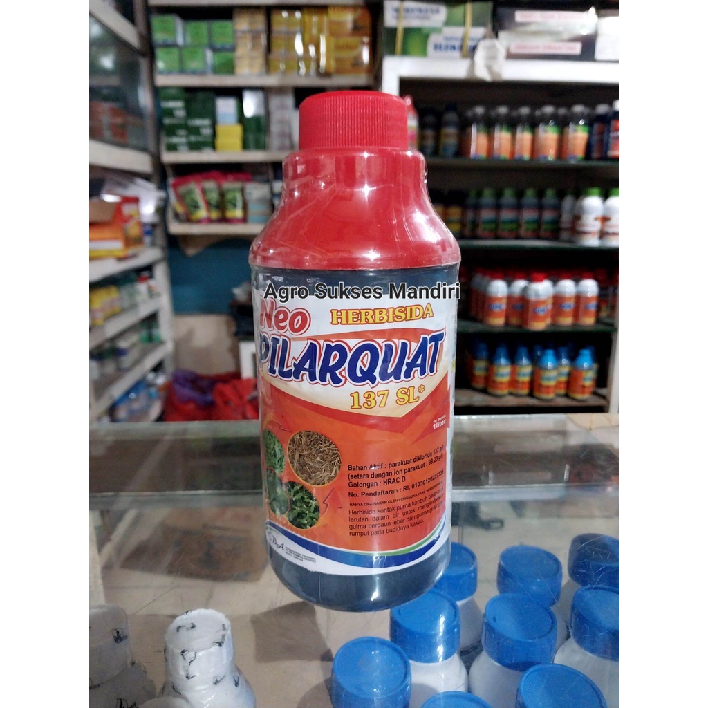 PliarQuat/PilarQuat 1 liter/Herbisida PilarQuat 137SL 1 liter/Obat Rumput/Obat Pembasmi Rumput/Racun