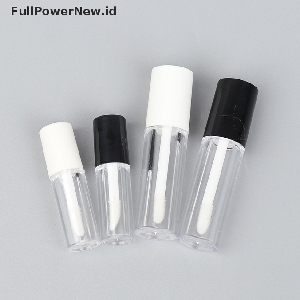 Power Tabung Lip Gloss Kosong Refillable Plastic Lip Glaze Lip Sample Bottle ID