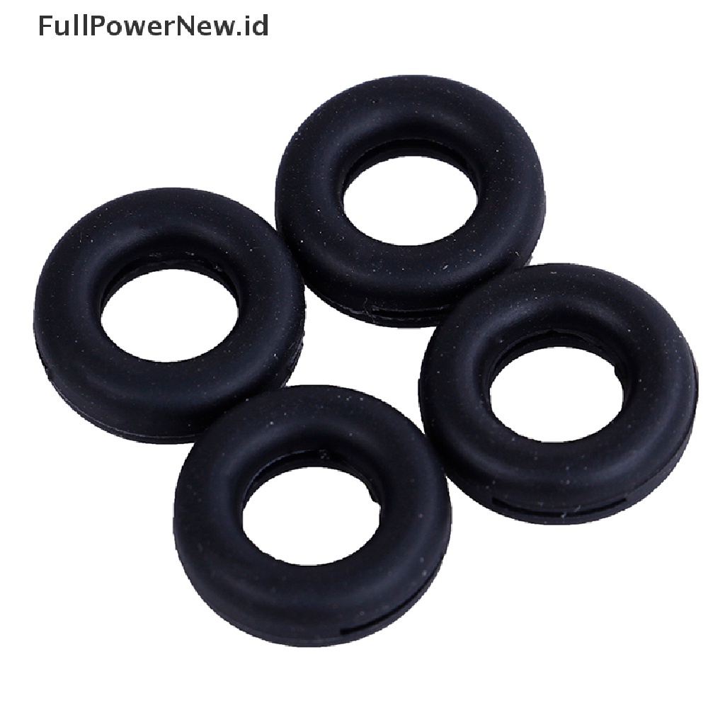 Power 2pasang Kacamata Silikon Temple Tips Penahan Lengan Kacamata Bulat Anti Slip ID