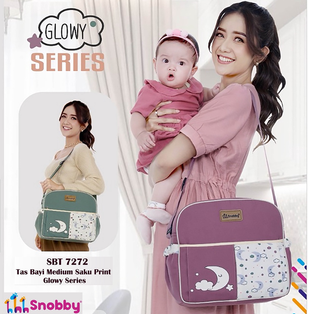 Tas Bayi Medium Diaper Bag Snoby Glowy SBT7272