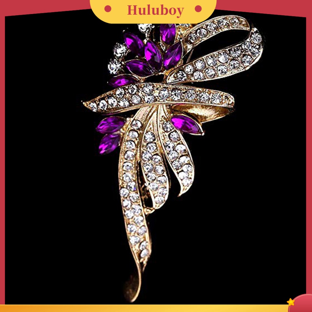 {Ready Stock} Bros Pin Bros Bahan Alloy Bentuk Bunga Reusable Halus Untuk Pesta