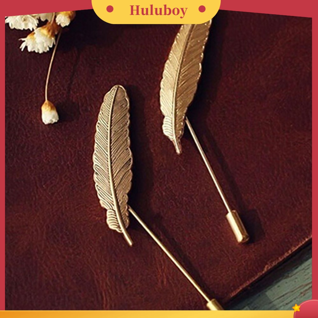 {Ready Stock} Bros Pin Kerah Bulu Pria Vintage Hias Elegan Untuk Jas