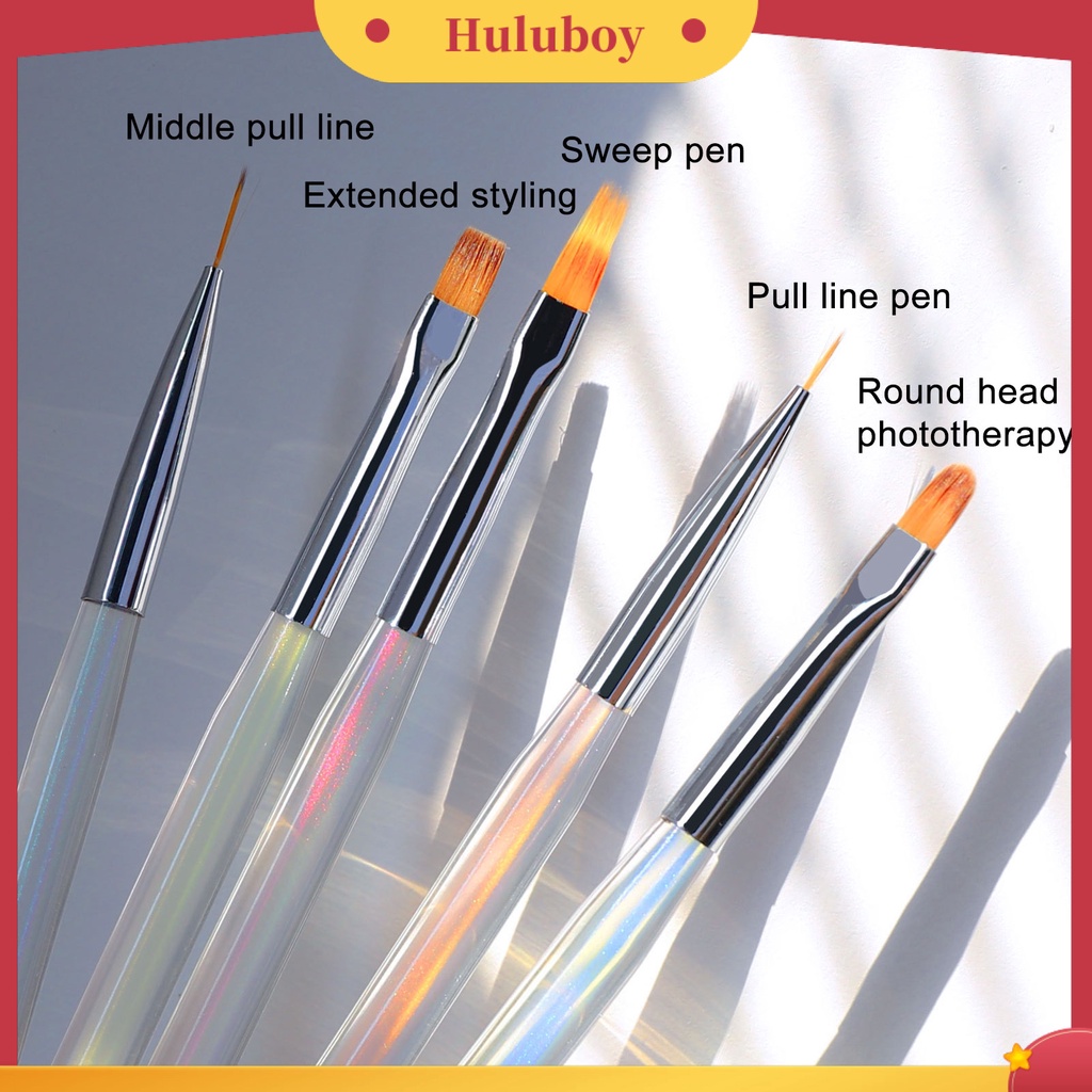 {In Stock} Pena Nail Art Bulu Lembut Fashion Manicure Tools Kuas Lukisan Ekstensi Kuku Akrilik Untuk Wanita