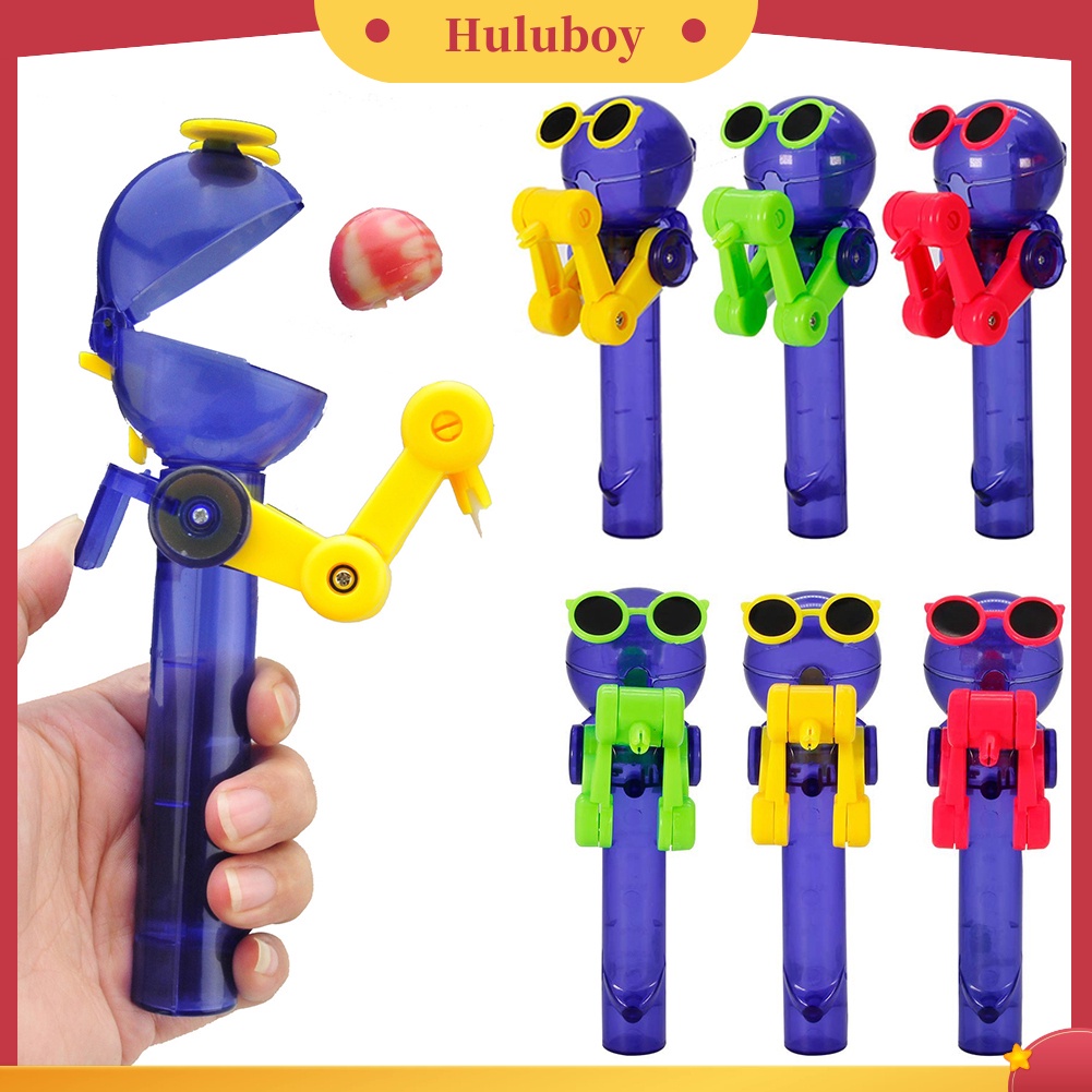 {In Stock} Kreatif Dust Proof Lollipop Holder Penyimpanan Robot Mainan Dekompresi Hadiah Anak