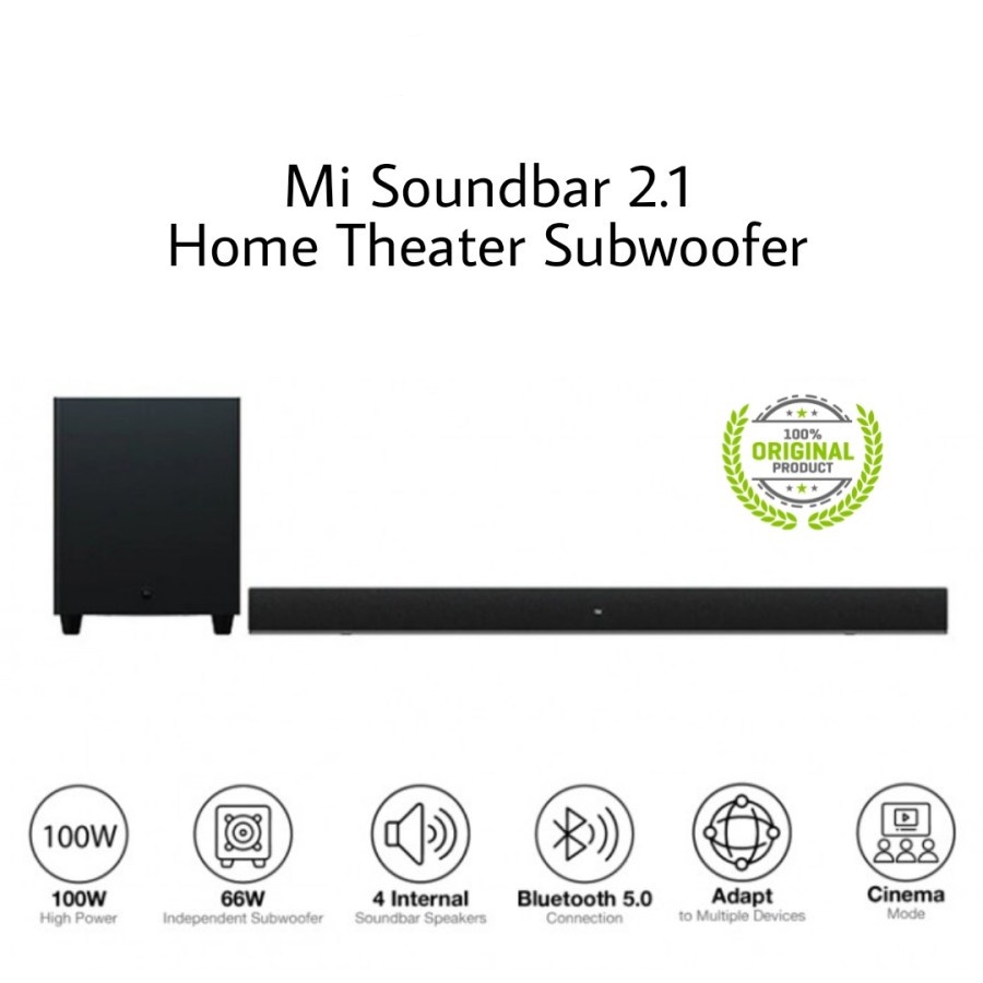 Mi Soundbar 2.1 Home Theater Subwoofer Sound System
