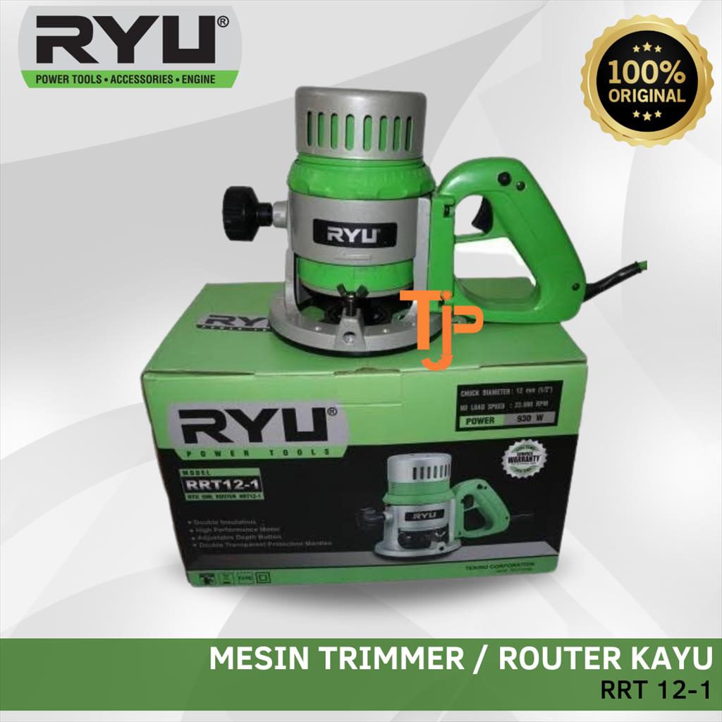 RYU MESIN TRIMMER RRT 12-1 / MESIN ROUTER KAYU