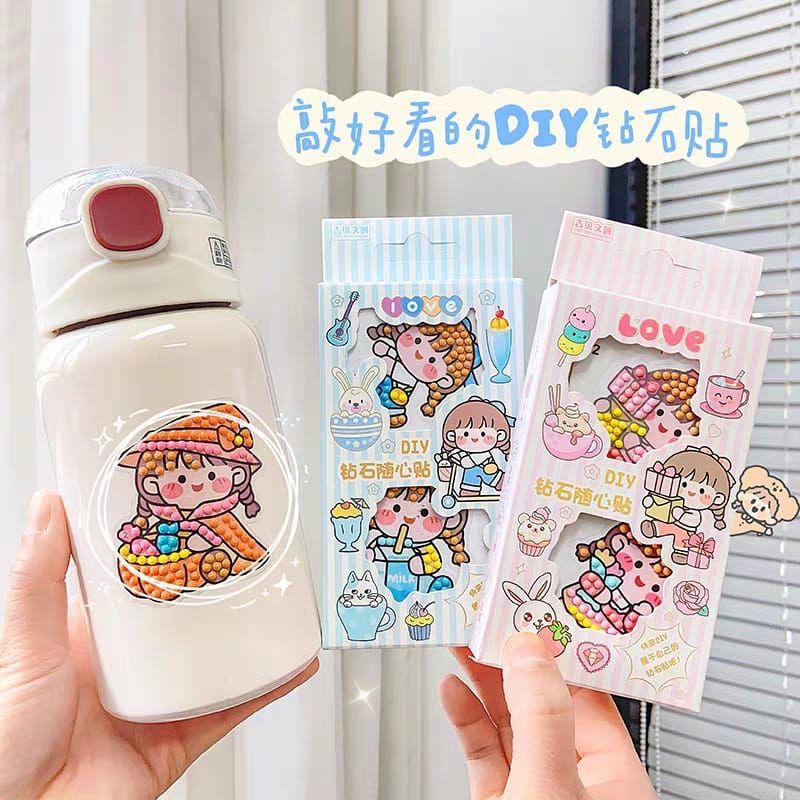 BAJ Mainan Anak - Sticker DIY Diamond Cutie Pop Sticker Motif Edukasi Painting Sticker Murah Sticker Korea SS228