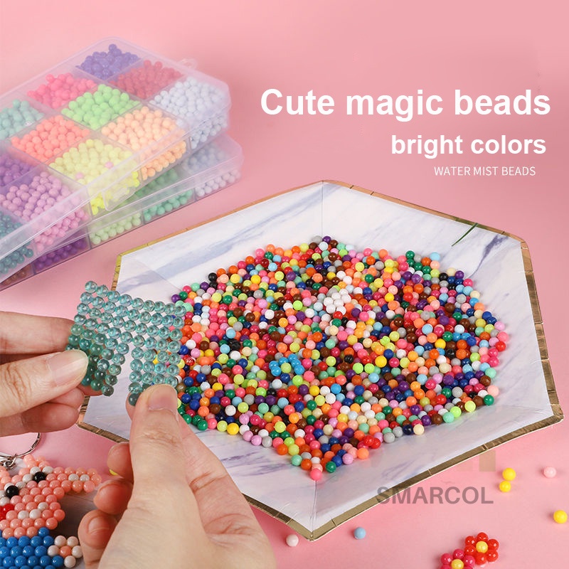 4400/2400/1000 Mainan Edukasi - Kerajinan Tangan - Aquabeads Set / Aquabead Hadiah Anak-anak Puzzle DIY