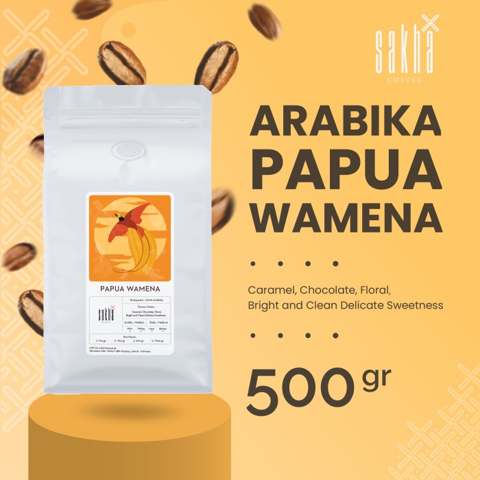 

[Coffe Powder] Biji Kopi Bubuk Arabika Papua Wamena Arabica Coffee Beans Coffe 500 gr - Biji Kopi