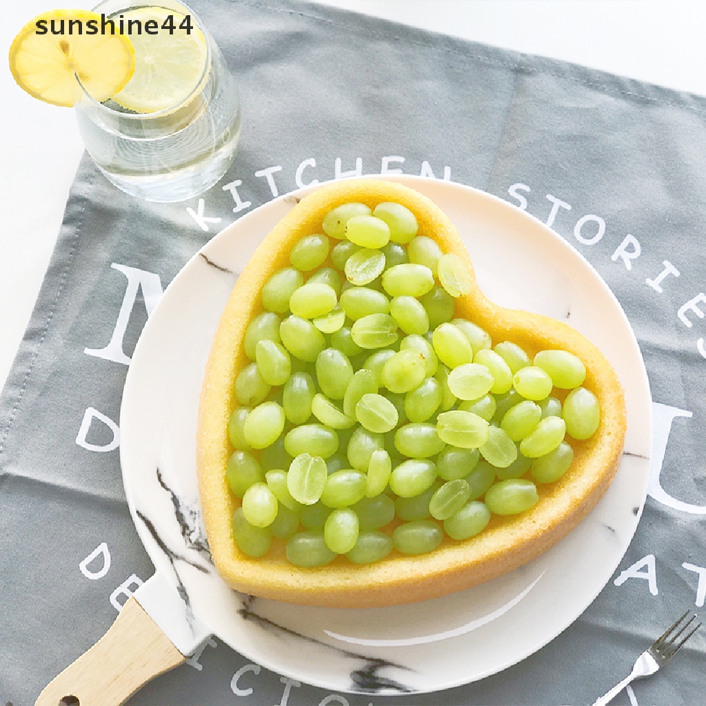 Sunshine Loyang Kue Berbentuk Hati Loyang Kue Tray Non-Stick DIY Loyang Kue Mini Baking Pan Cake ID