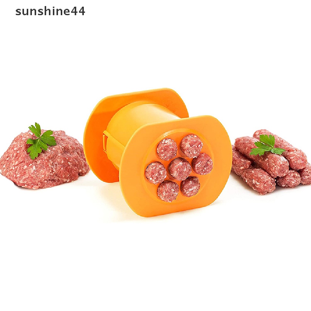 Sunshine Alat Pembuat Hot Dog Manual Dapur DIY Gadget Meat Strip Squeezer Pasta Bakso Sosis Stuffer Filler Cevapcici Press Maker Machine ID