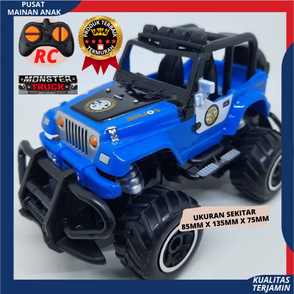 Mainan Mobil Remot Kontrol / RC Rock Crawler Mobil Remote Kontrol Jeep Off Road Mini TERBARU