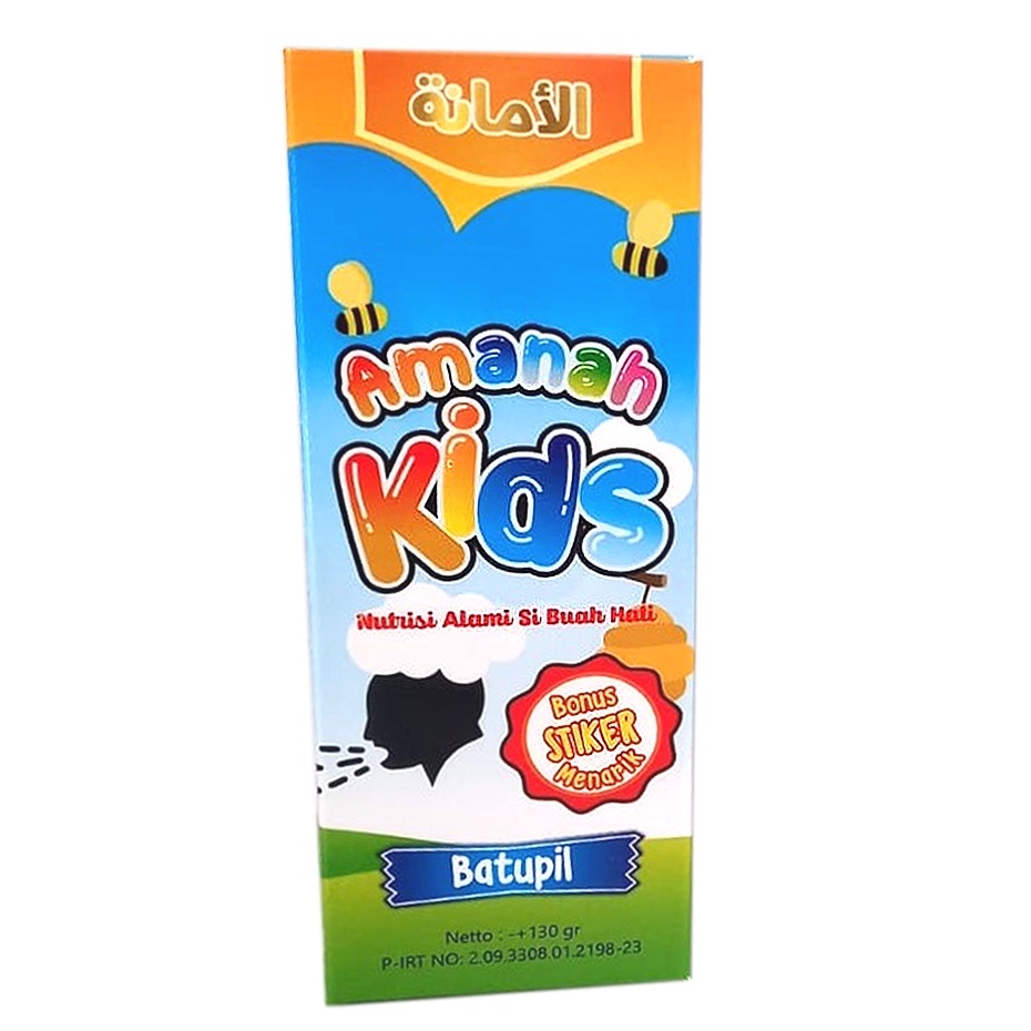 MADU BATUK PILEK ANAK / FLU BATUK ANAK /MADU AMANAH KIDS BATUPIL 130GR ORIGINAL ASLI