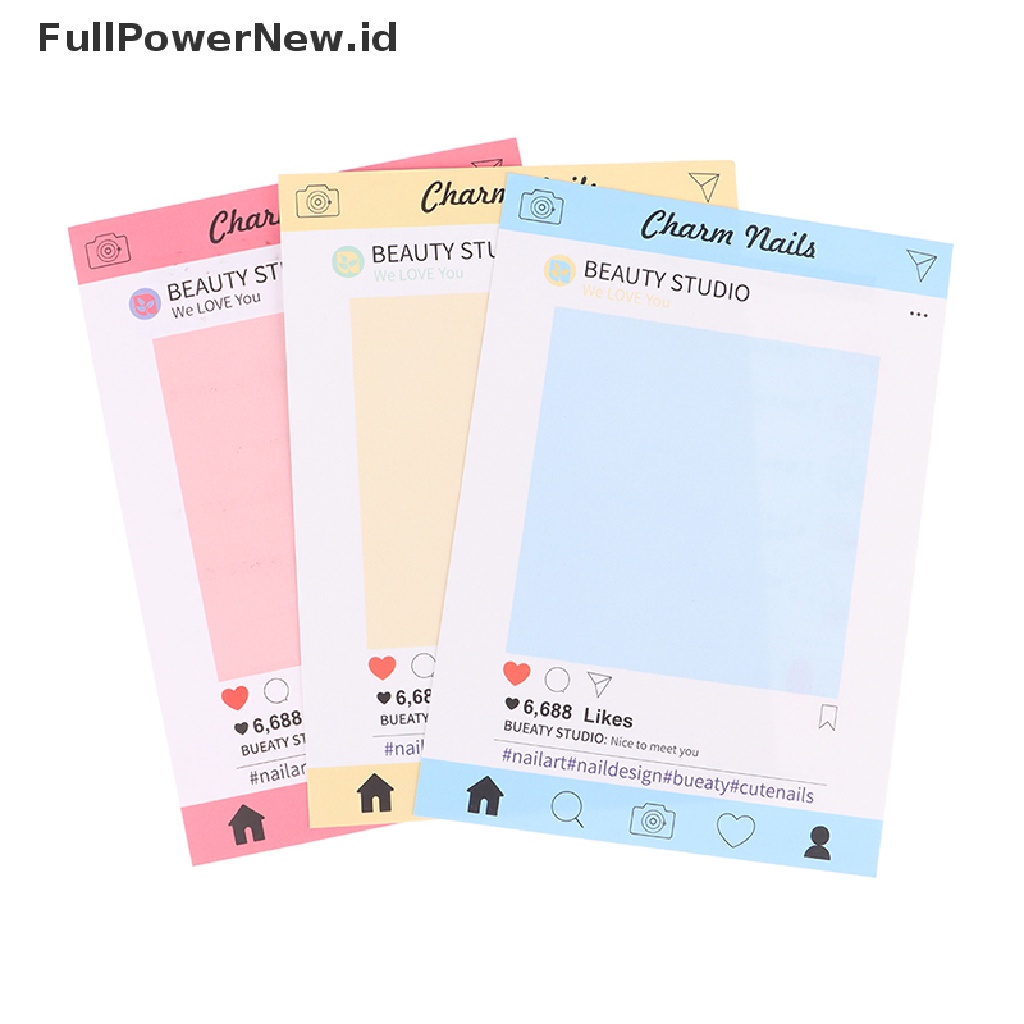 Power 10Pcs Kemasan Paku Display Kardus Kartu Kuku Palsu Untuk Press On Nails ID