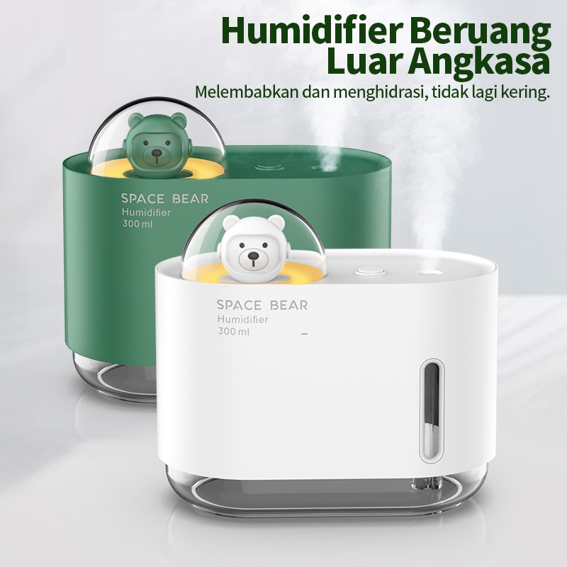 Humidifier Diffuser Aromatherapy Cute Pet Bear Design Ultrasonic Pewangi Ruangan Air Diffuser Aroma Terapi Purifier Oil Spray