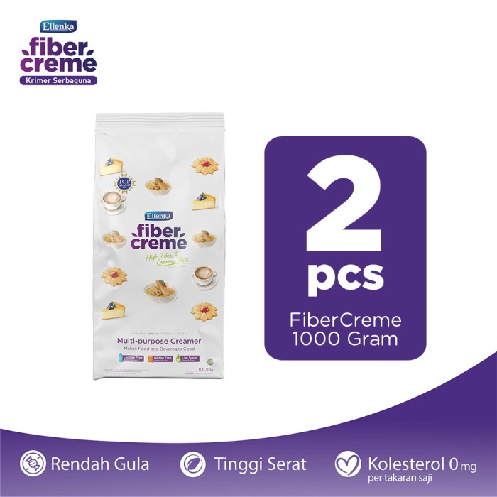 

[Ready-Stock]Cod FiberCreme Foil Pack 1000gr Twinpack