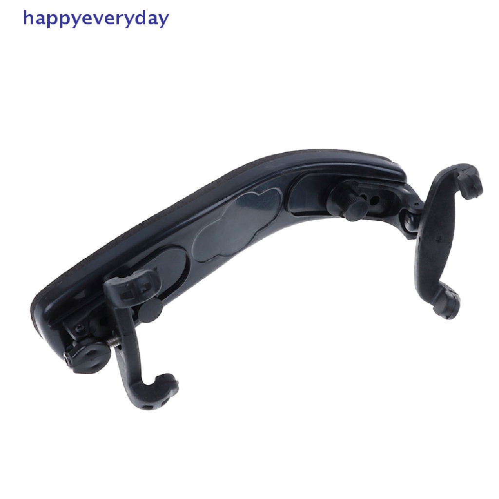 [happy] Violin shoulder rest adjustable pad Penyangga Untuk Biola1/2-4 /4 1/8-1/4hitam [ID]