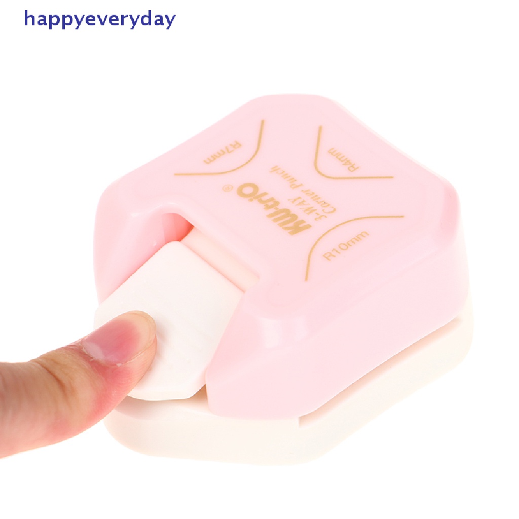 [happy] Mini Corner Rounder Punch 3arah Pemotong Sudut DIY Round Edgers Trimmers [ID]