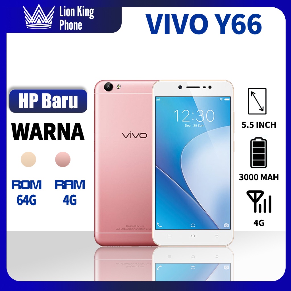 hp smartphone Y66 RAM 4+64GB 4GLTE dual sim