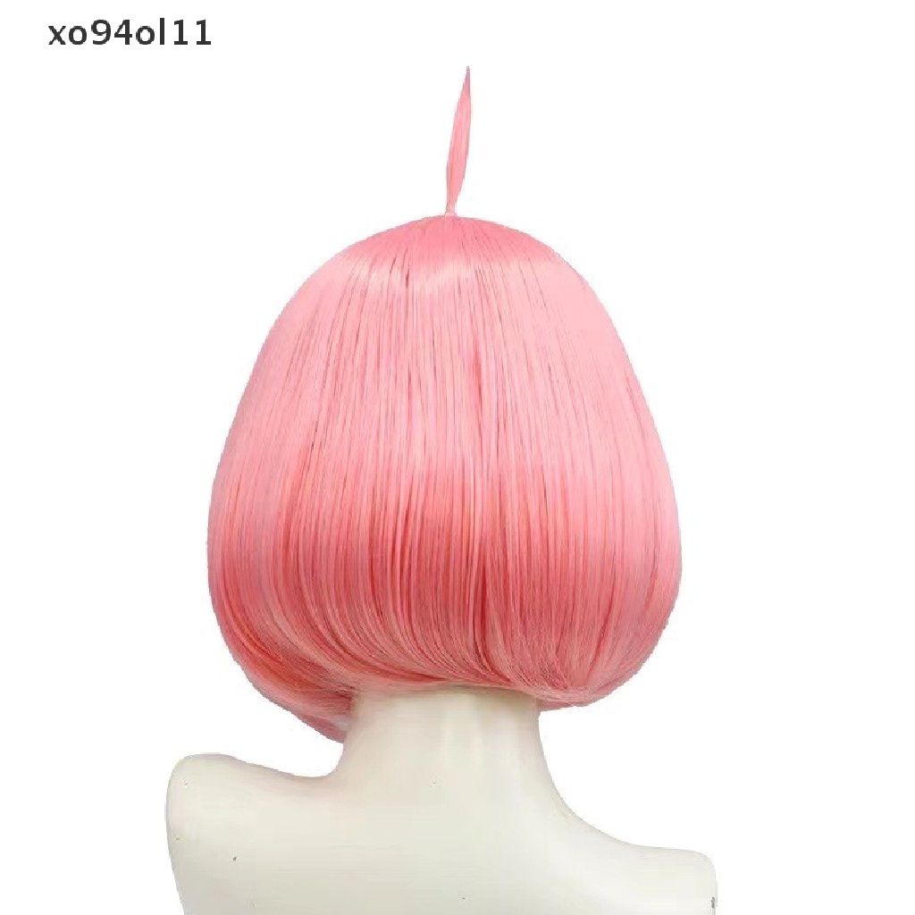 Xo Anime SPY X FAMILY Anya Forger Cosplay Kostum Gadis Pink Wig Peran Pesta Dewasa OL