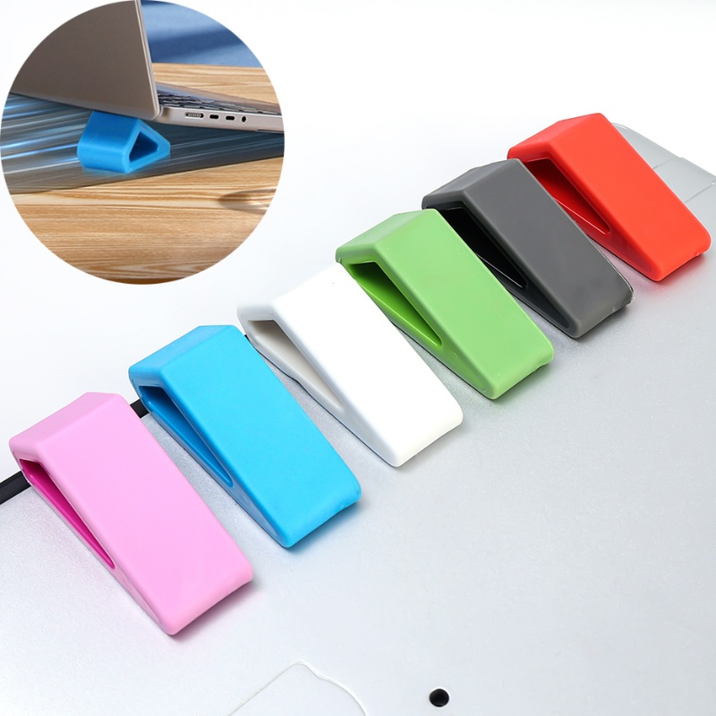 Bingkai Memperbaiki Radiasi Panas Laptop Desktop Adjustable/Stand Tablet Segitiga Lipat Portable Phablet Holder