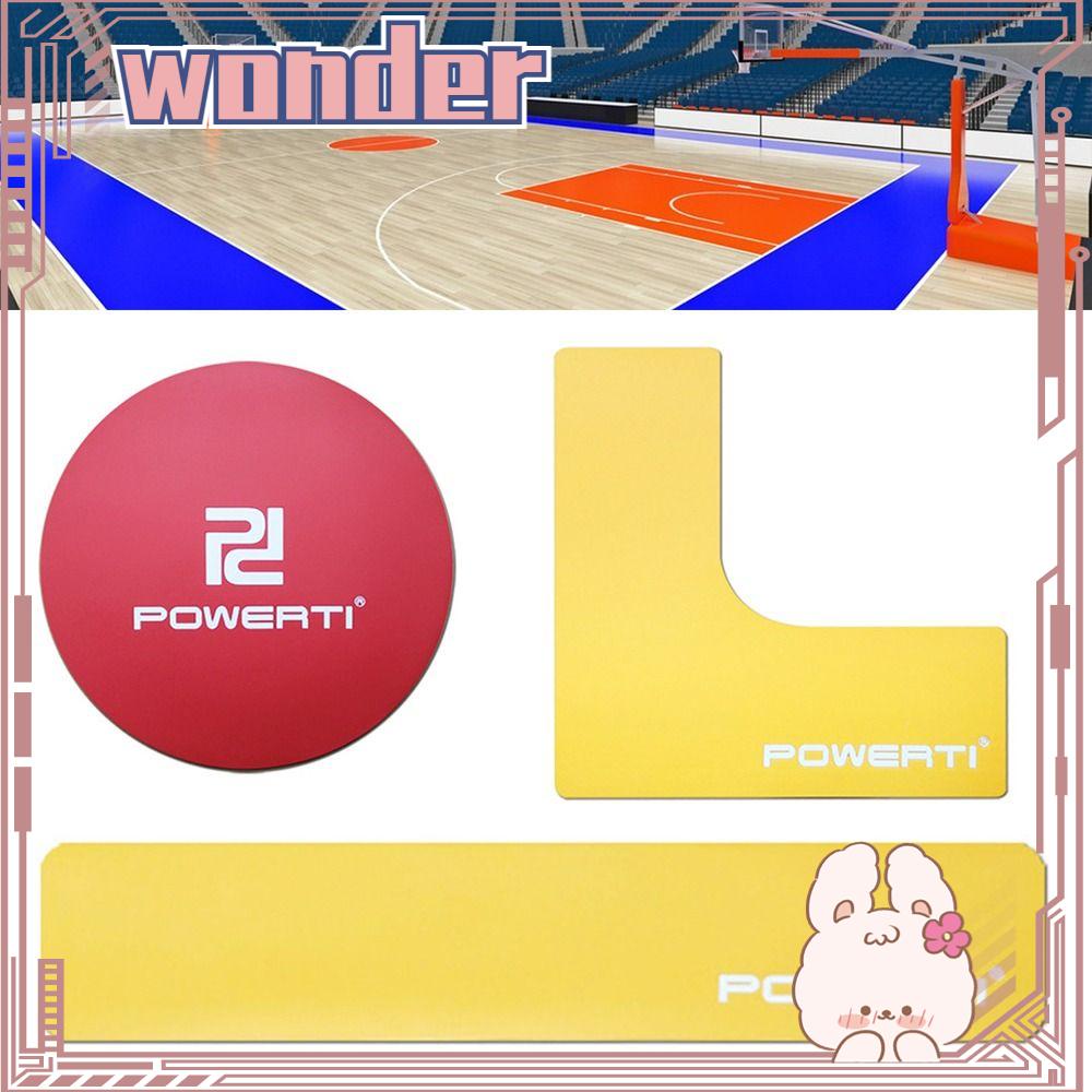 Wonder Tennis Penanda Bintik Perlengkapan Olahraga Basket Football Eye-catching Garis Lurus