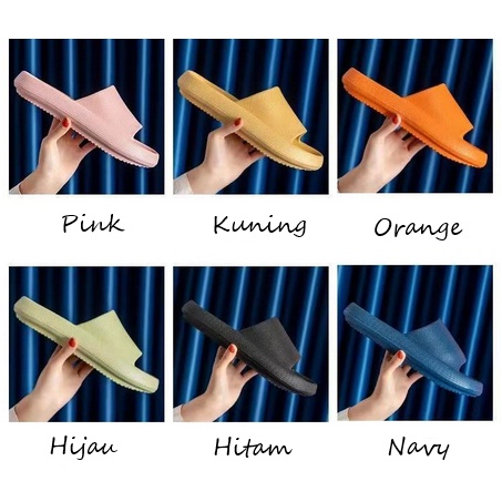 S5783 Sandal Karet Import Busa Eva Tebal / Sendal Korea Selop Karet Universal Polos / Sandal Karet W