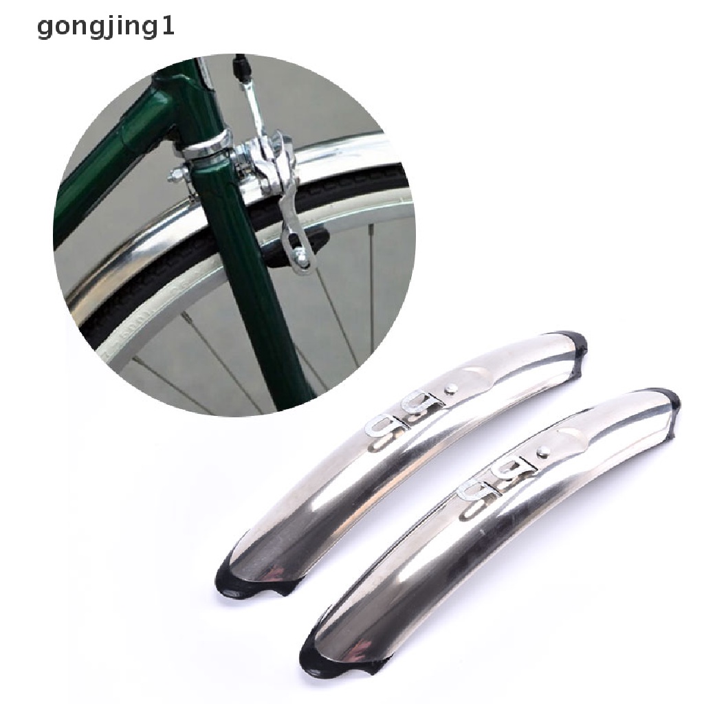 Ggg Spakbor Depan Belakang Sepeda Retro 700c 27 ''Stainless Steel Road Bike Mudguards ID