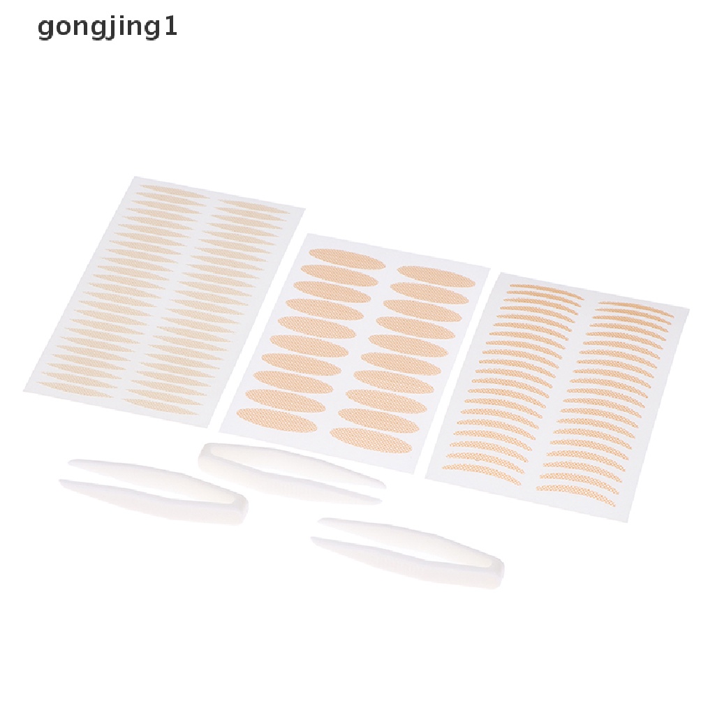 Ggg 200pcs Invisible Lace Mesh Double Eyelid Lift Strip Tape Perekat Sticke tweezer ID