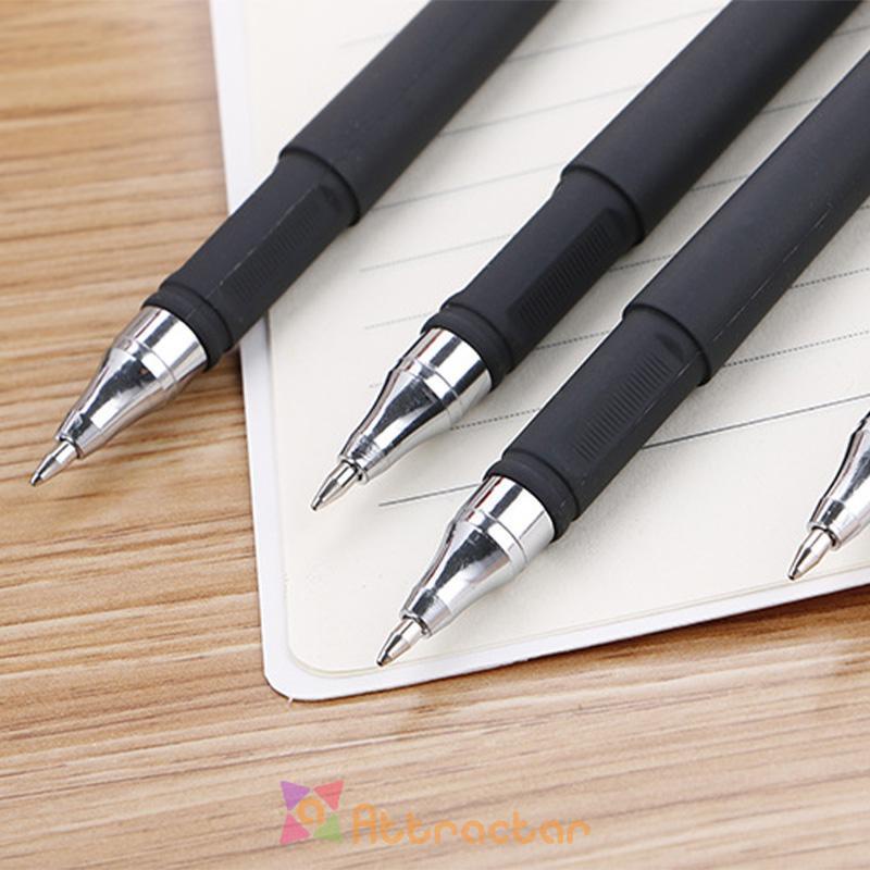 

COD✨-gel pen 0.5mm tinta hitam frosted neutral pen office signature pen study stationery test special water-based pen-AT