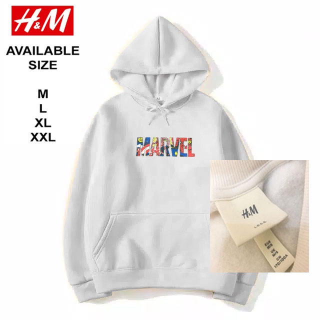 INDO - Jaket NASA H*M Marvel Spiderman No Way Home | Sweater Hoodie Nasa Tebal Cream