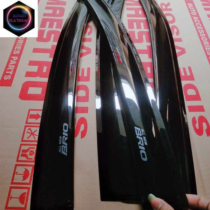 TALANG AIR ALLNEW BRIO RS/SATYA 2018/2019/2020 SLIM - Hitam - Variasi Mobil