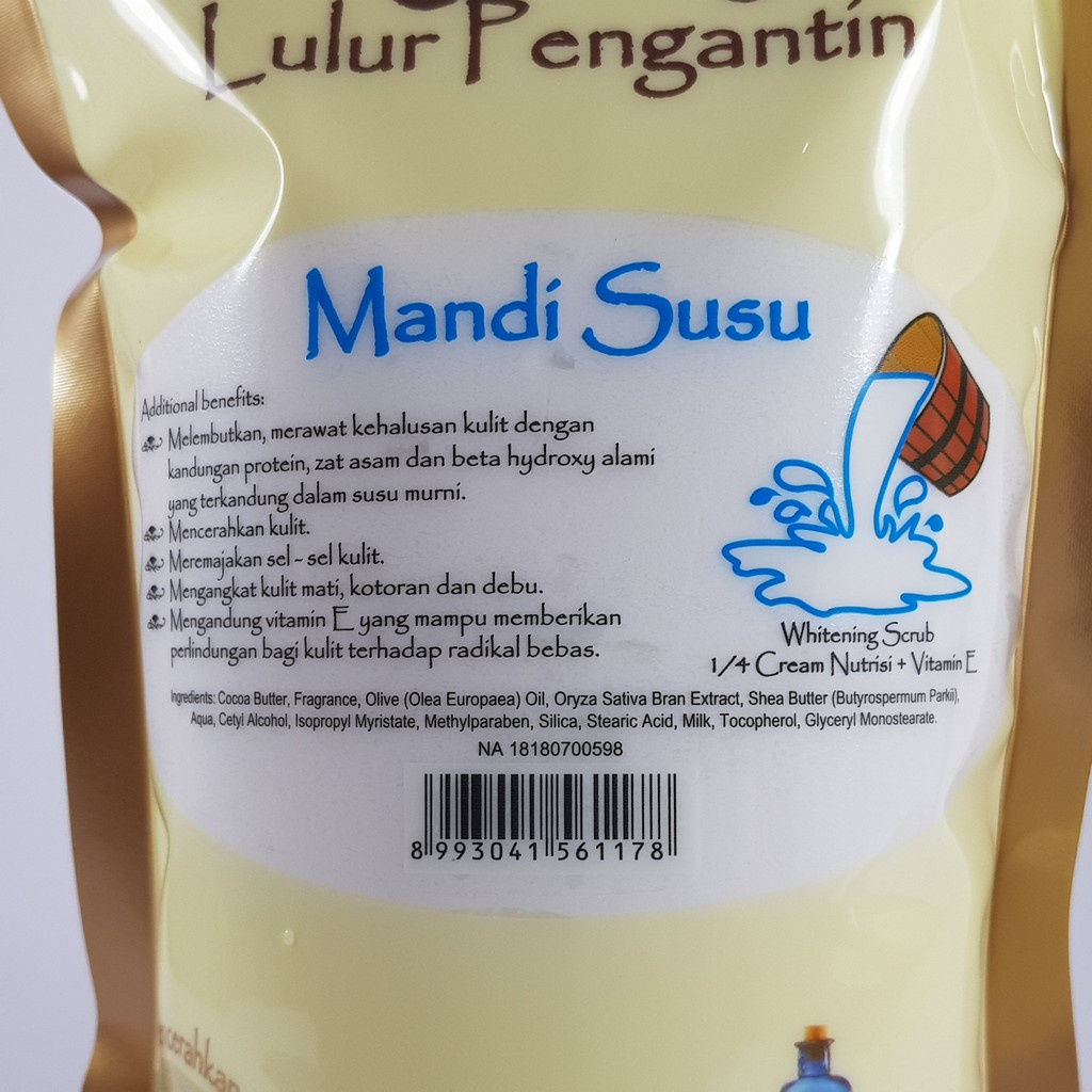 Ayudya Lulur Pengantin Mandi Susu 1000