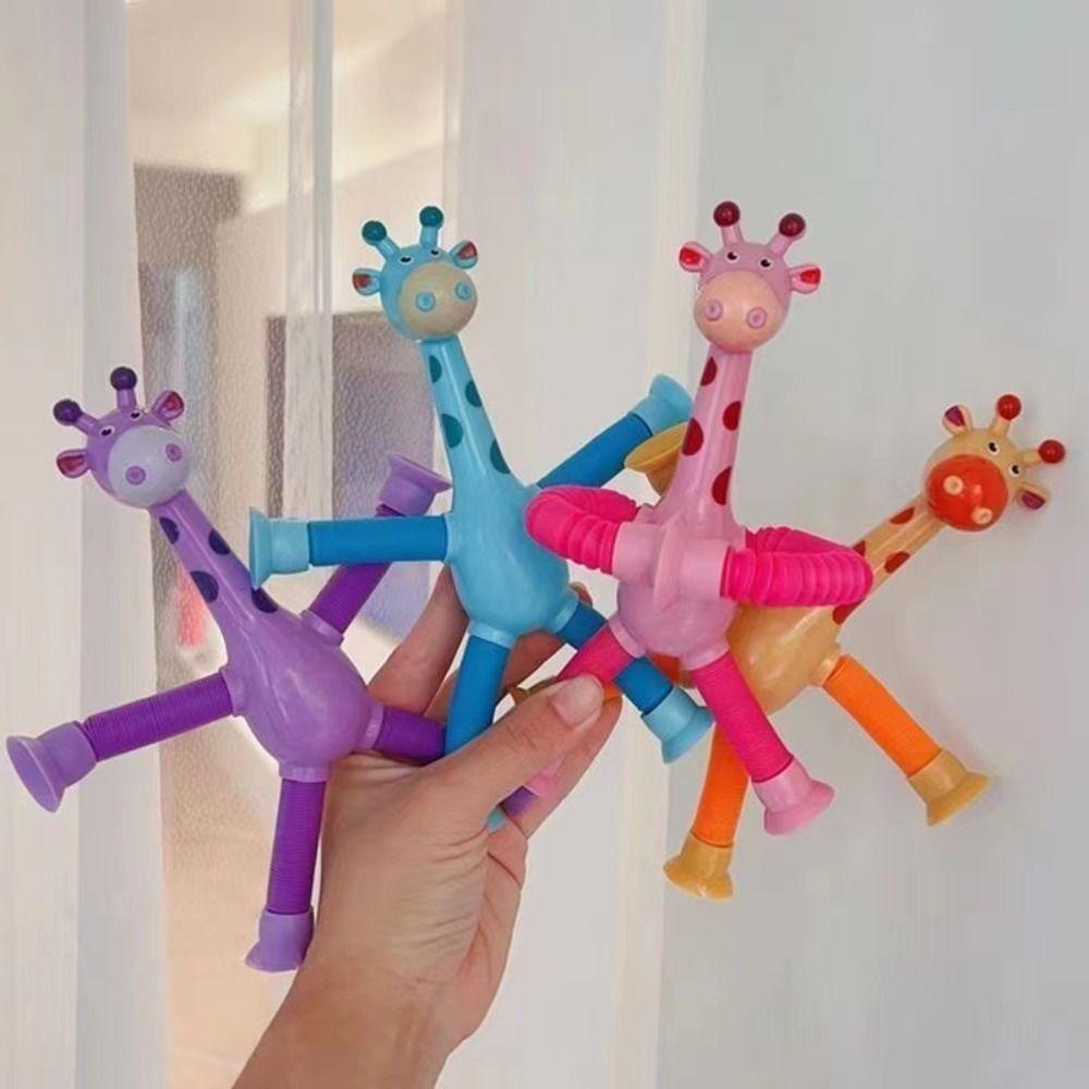 Needway Jerapah Pop Tabung Mainan Puzzle Mainan Edukasi Diy Mainan Sensorik Interaktif Orang Tua-Anak Fidget Toys Sensory Toys