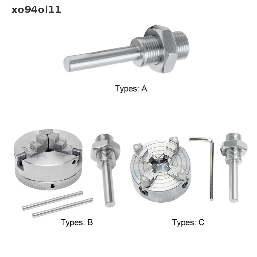 Xo 3rahang Zinc Alloy Bubut Chuck Kayu Turning Clamp Alat Bor Drat Belakang Untuk Mesin Dengan Connecg Rod Chuck Bor Tangan Connecg Rod OL