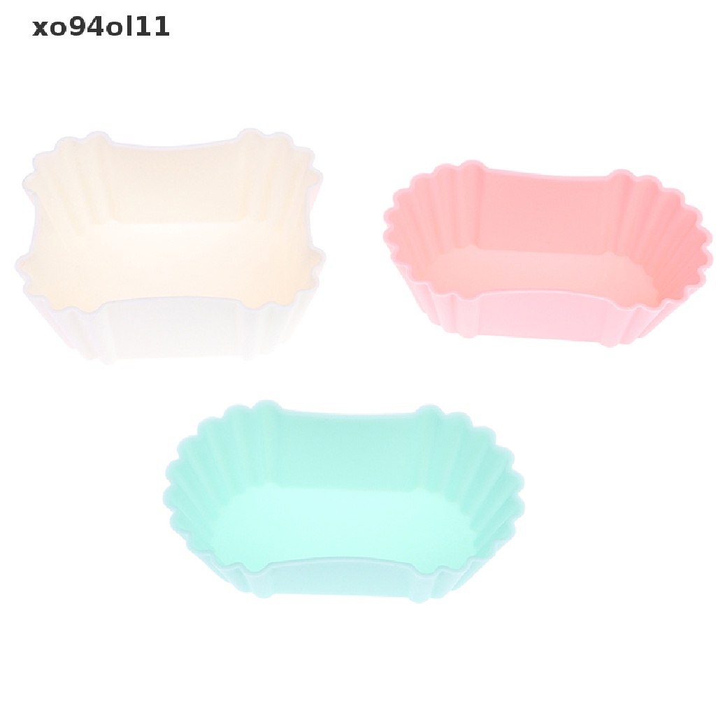 Xo 3Pcs Bento Divider Cup Liner Kotak Makan Makanan Lembut Silikon Onigiri Aksesoris OL